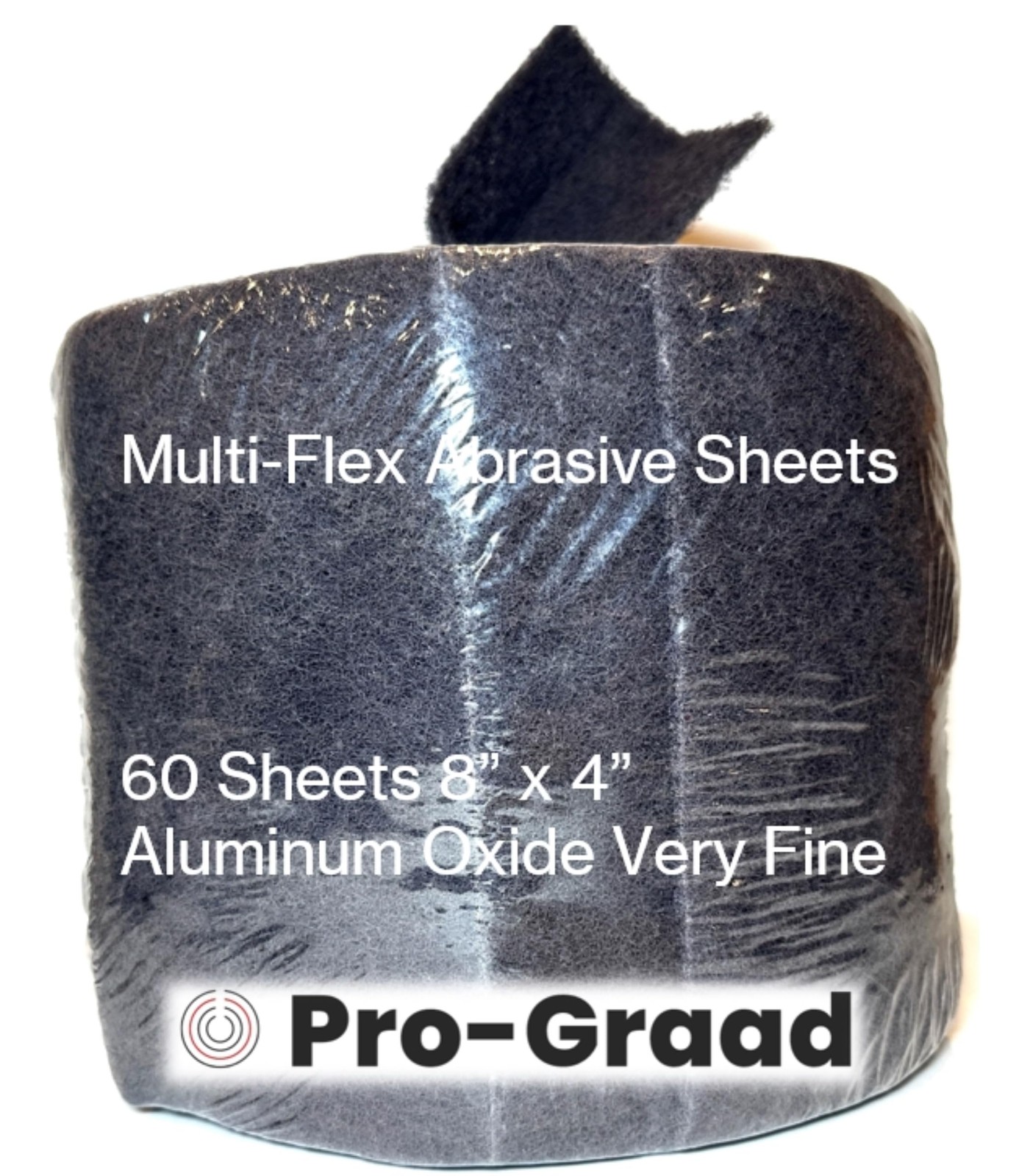 Pro-Graad Multi-Flex Abrasive Sheets 8” x 4” A-VFN Maroon Aluminum Oxide – Very
