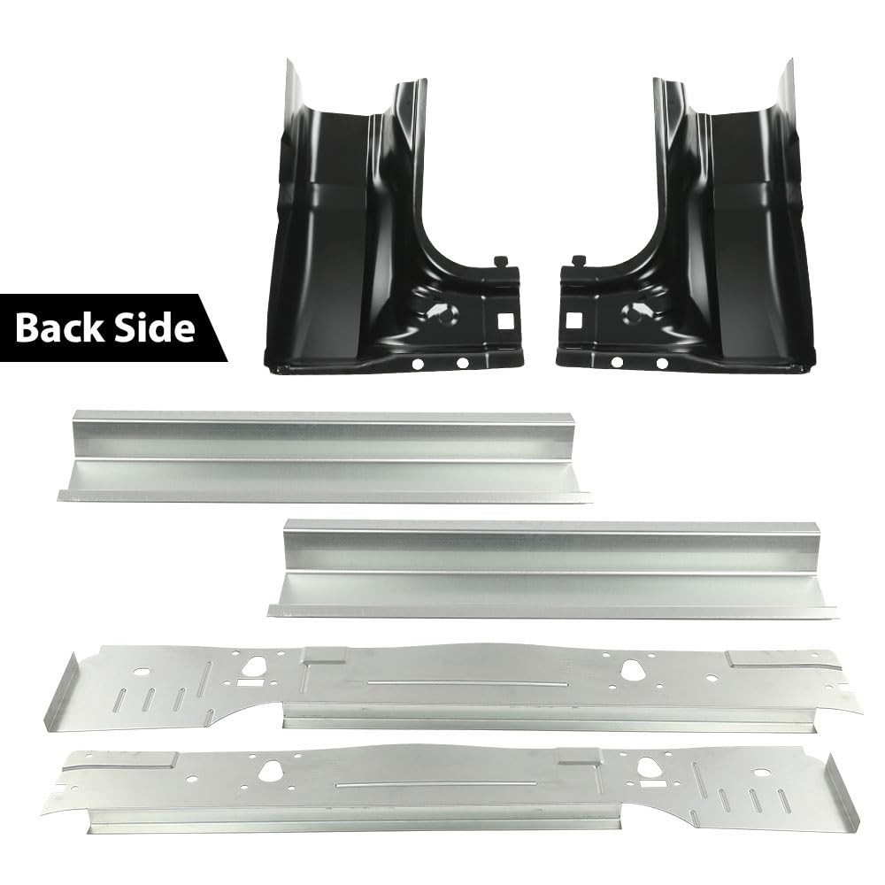 6Pcs Inner Rocker Panel Cab Kit Ford F250 F350 F450 Super Duty Reg Cab 1999-2016