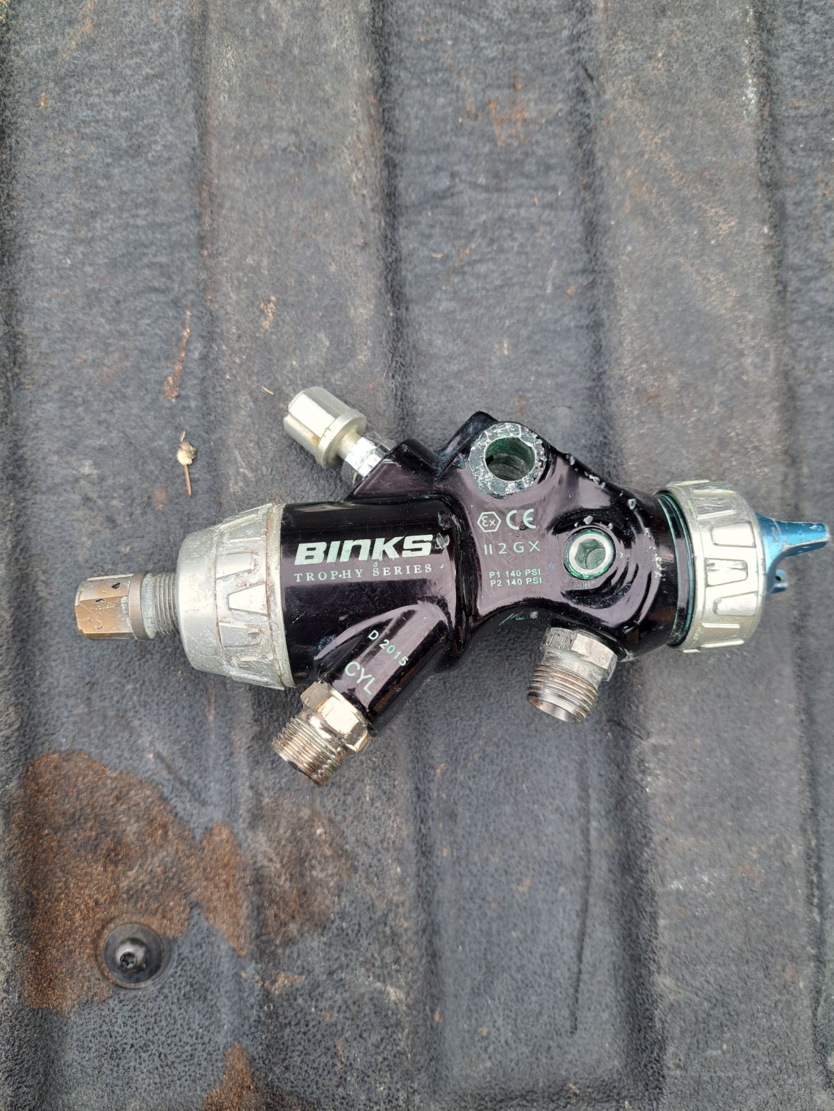 Binks 3465-12LV-23S0 Trophy Series Finishing Brands Spray Gun #4
