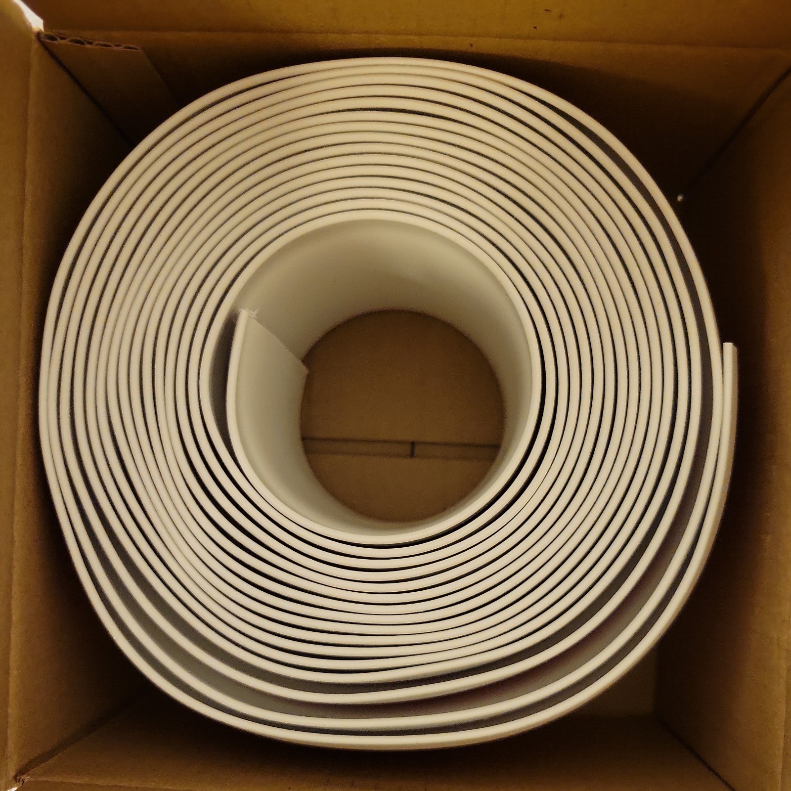 Proflex White Vinyl Wall Base 4 inch X 20 ft – Wall Base Trim with Self Adhesive