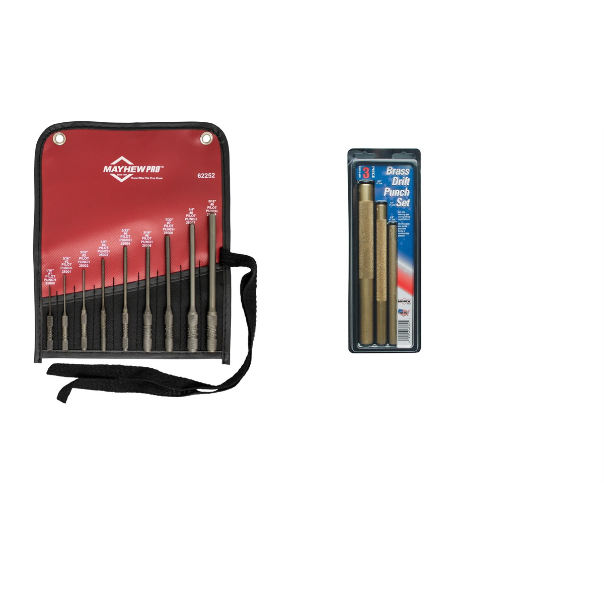 Mayhew 81270 Mayhew Punch and Chisel Set – 14 Piece Bundle – 2 Count (61044)