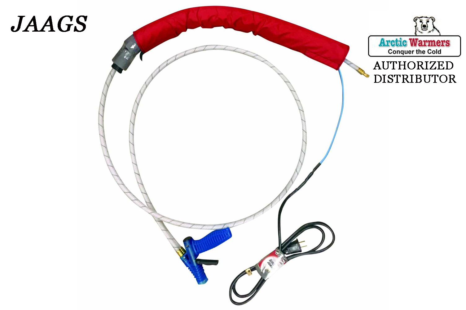 Heated Foam Hose Extension Warming Sleeve 25 Feet Long w/ Case