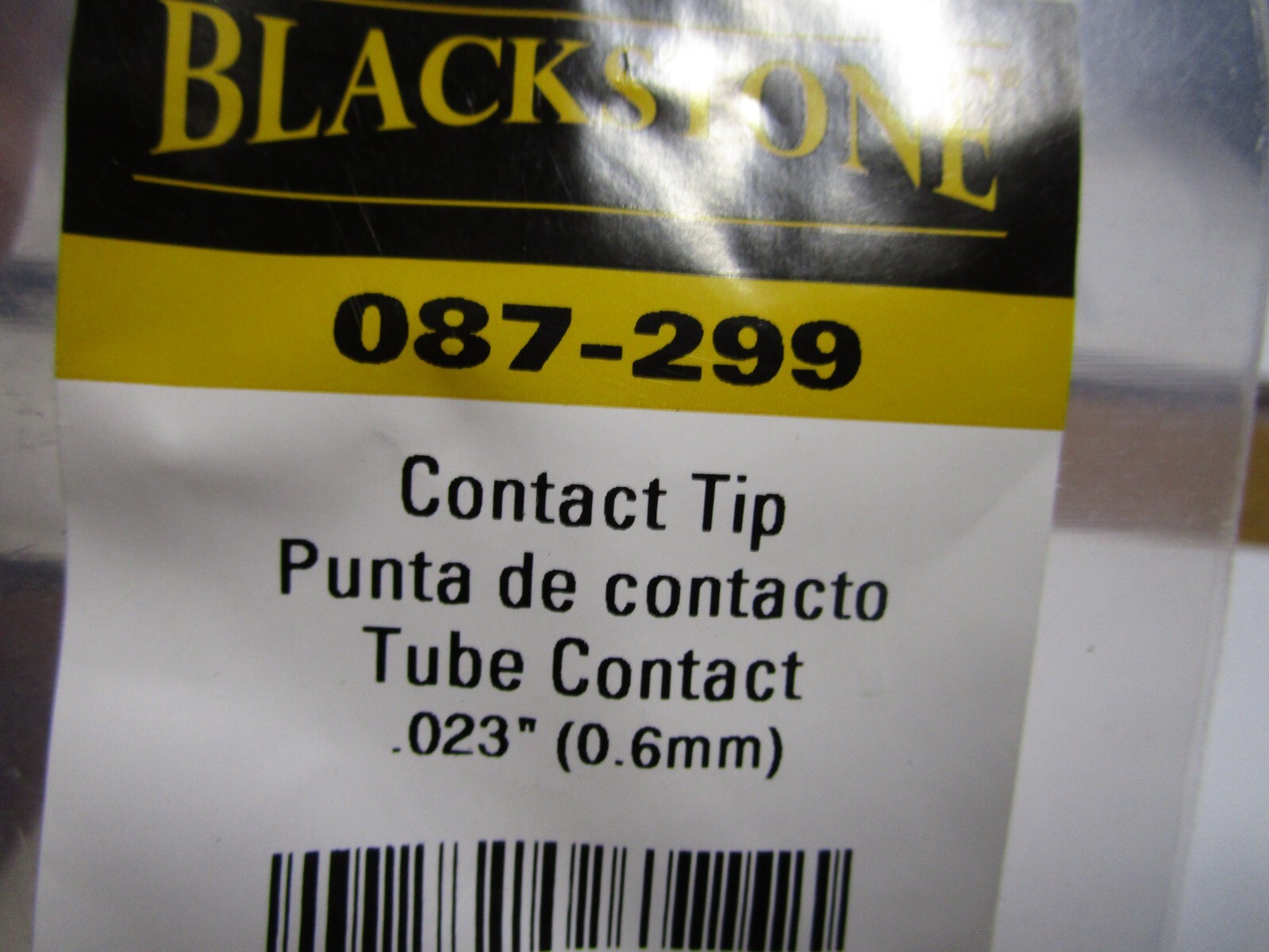 087-299-0.023″ 0 Series Blackstone® Standard Contact Tip for Miller Style QTY 10