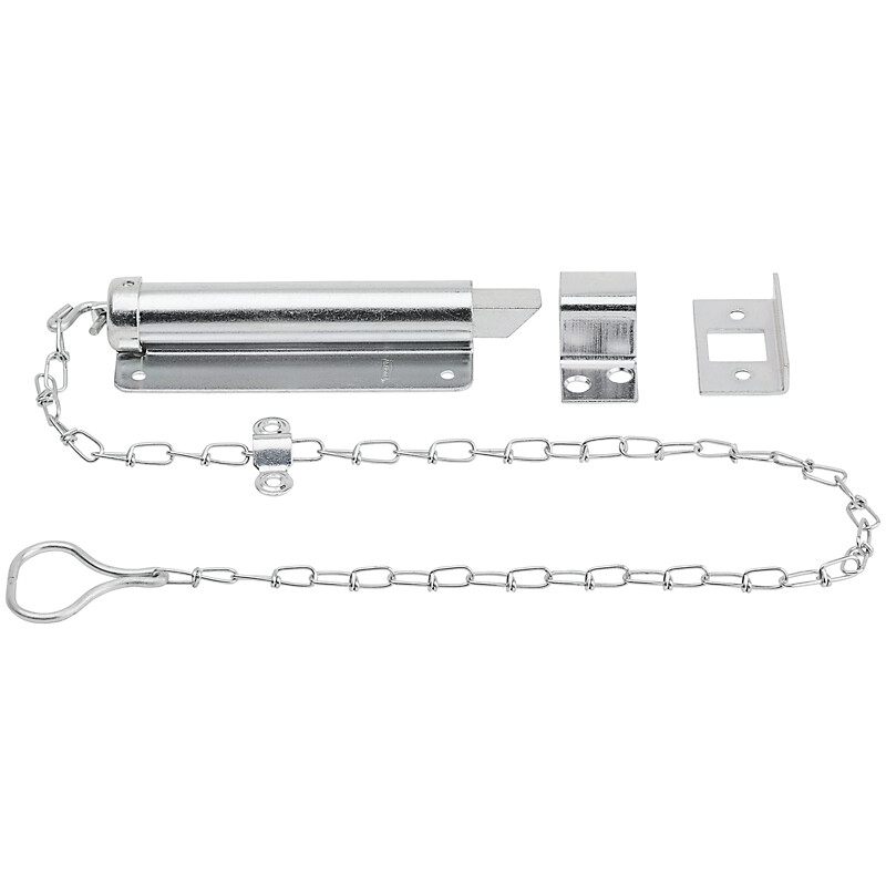 Lot of 2 Chain Bolt National Hardware 6” Chain Bolt, Zinc Plated, N150-771 V820