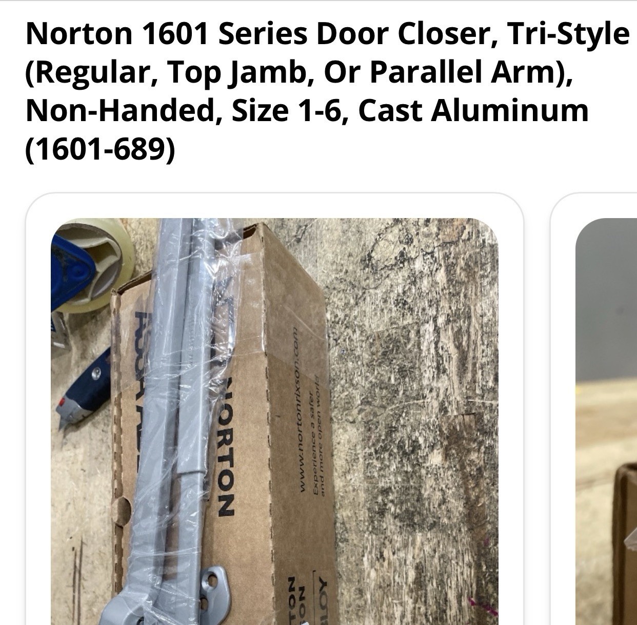 Norton Door Control 1601X689 1600 Series Door Closers