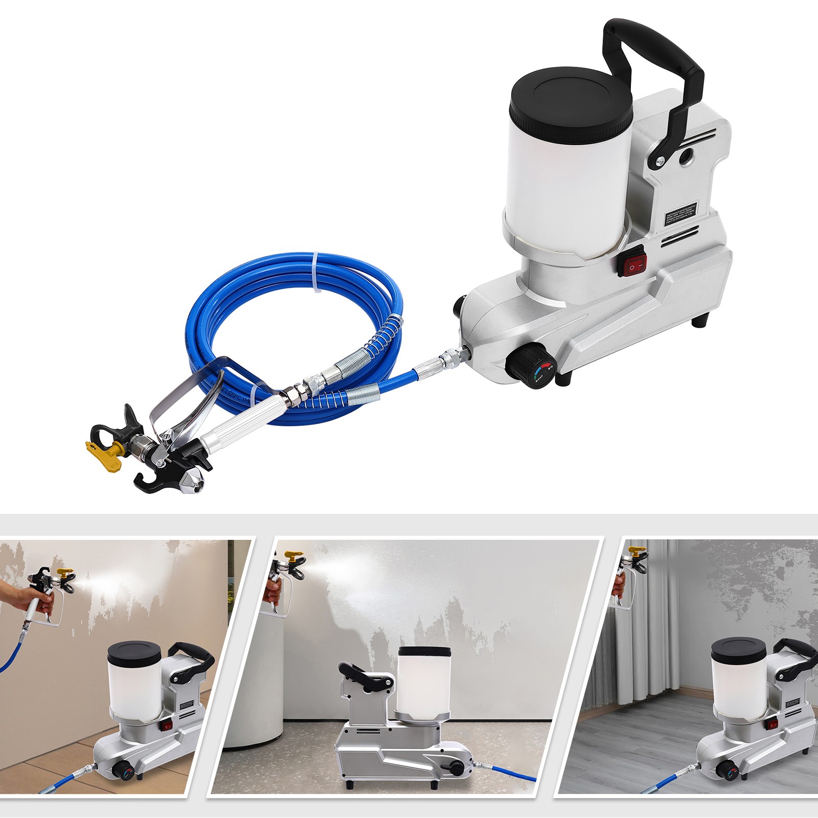 2.5L Electric Paint Sprayer High Pressure Airless Paint Sprayer Painter 120MPa