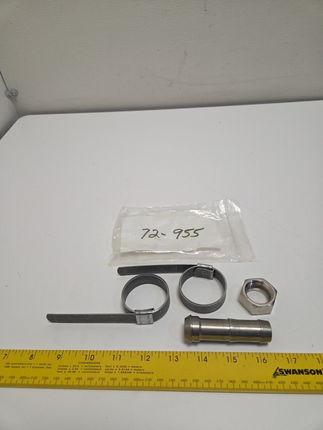 Binks 72-955 SS Hose Connection Kit 3/4″ NPS Swivel X 3/4″ Hose (ID)