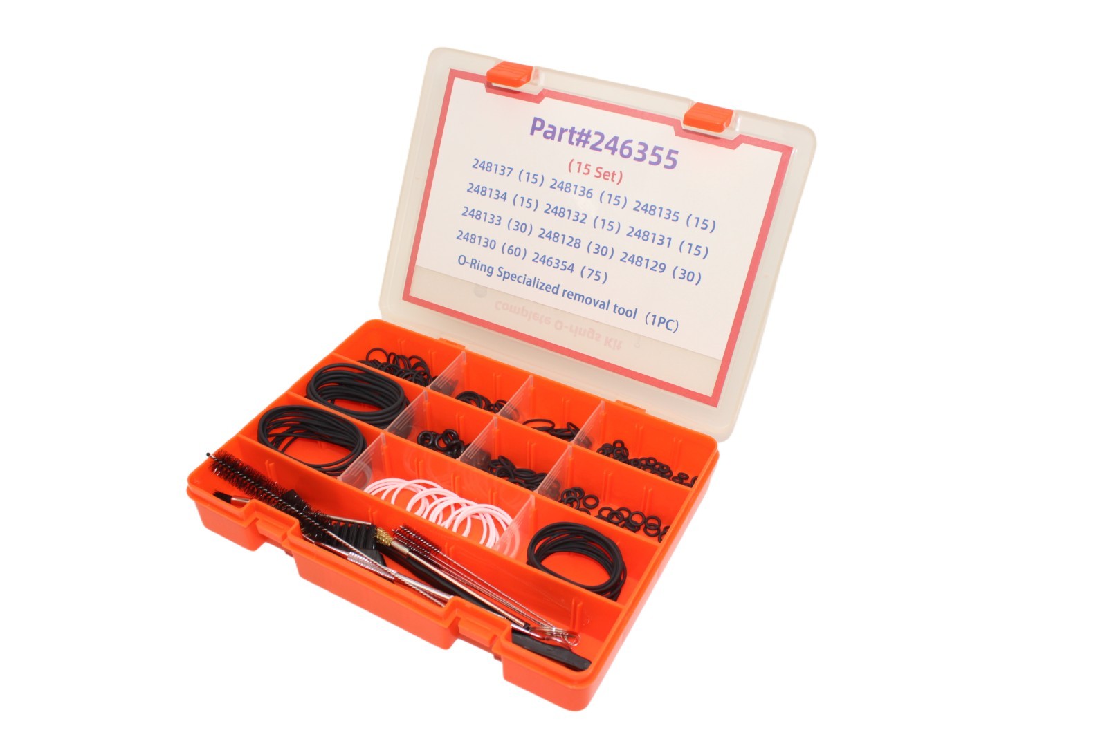 for Fusion Air Purge AP Spray Gun Aftermarket 15 sets 246355 Complete O-ring Kit