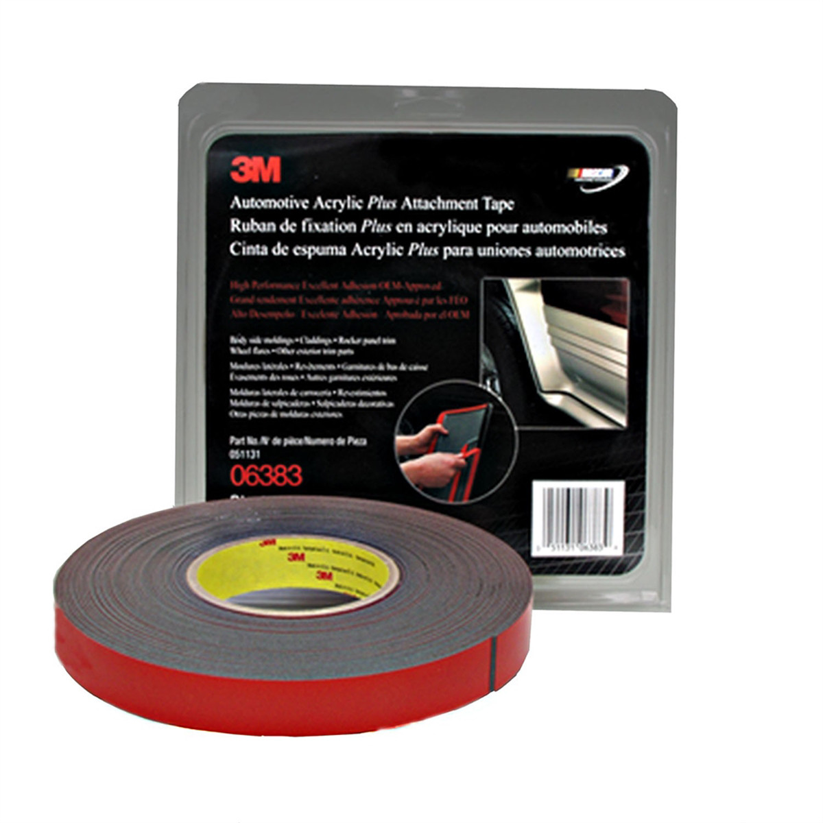 3M 06383 3M FOAM TAPE SCOTCH ACRYLIC 7/8″X 20YDS BOXED GRAY