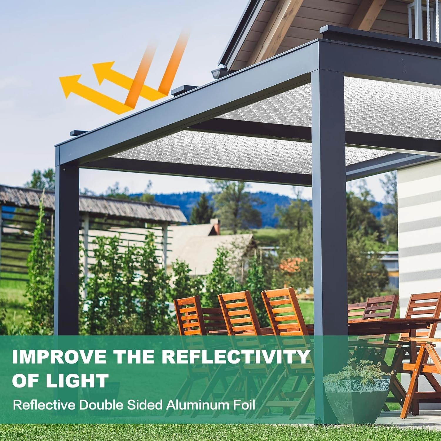 Reflective Insulation Roll – Energy Saving Window Film