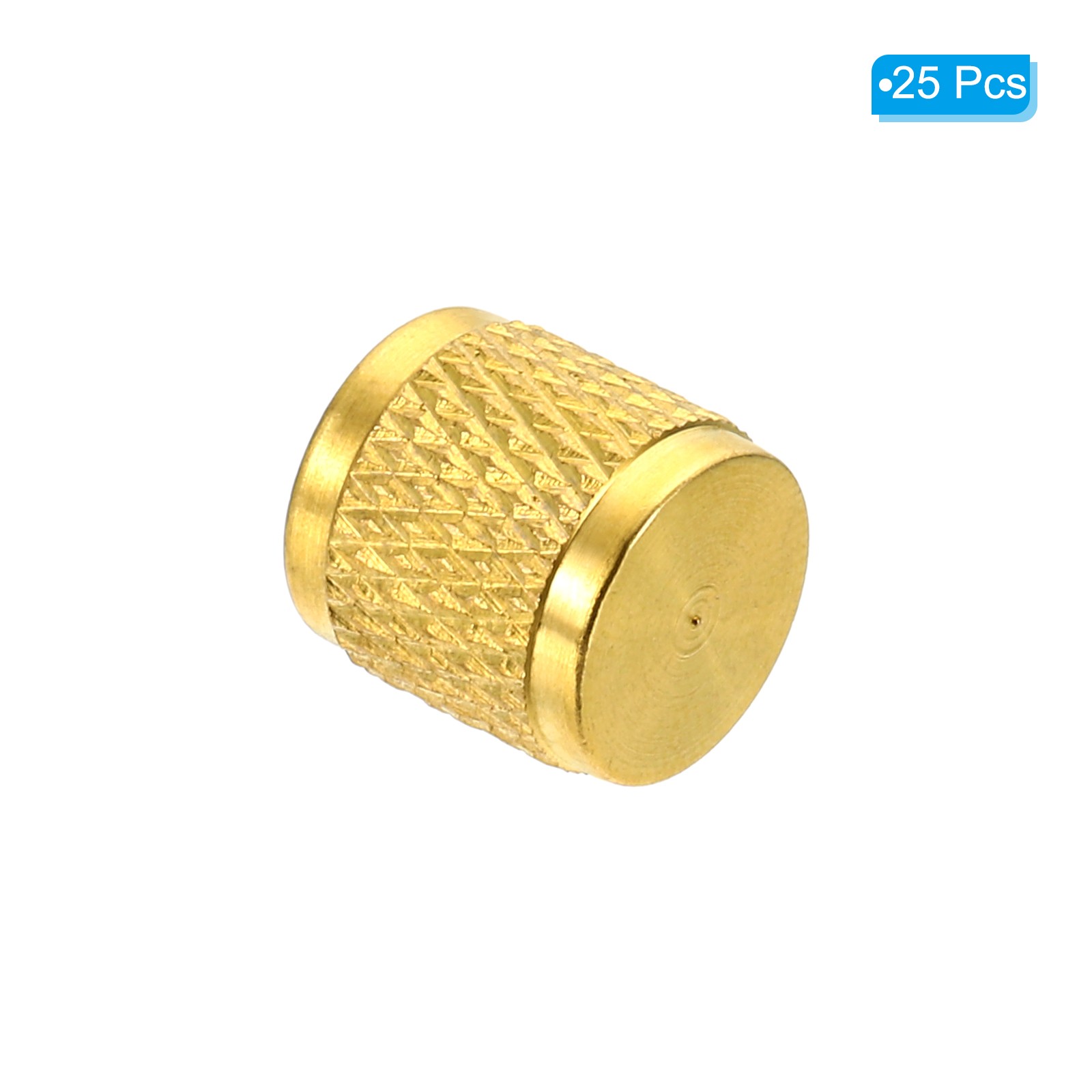 25 Pack 1/4″ SAE Service Access Valve Caps Refrigeration Valve Cap with Seal