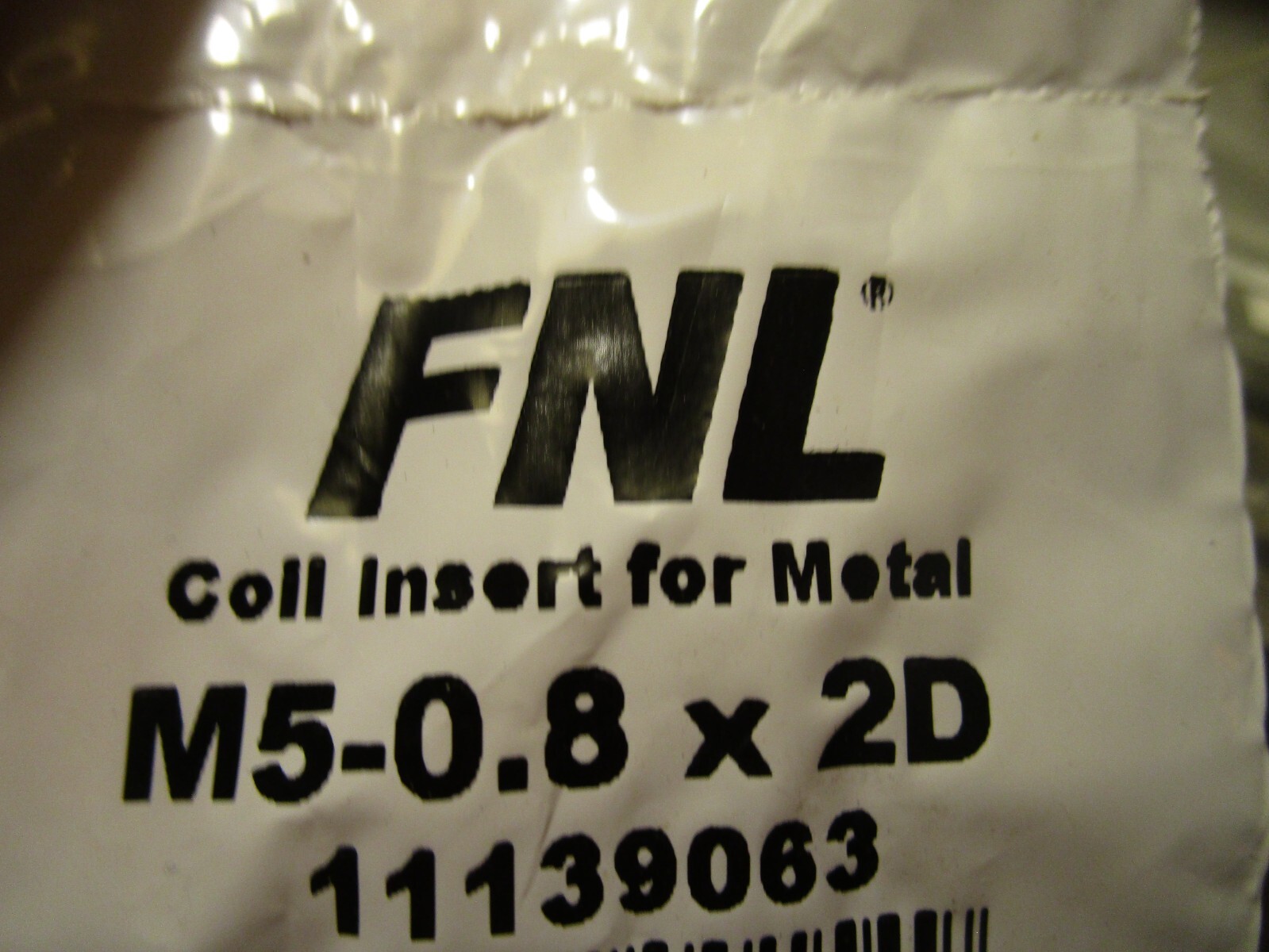 M5-0.8 x 2D 18-8 S/S Free Running Wire Insert QTY 6