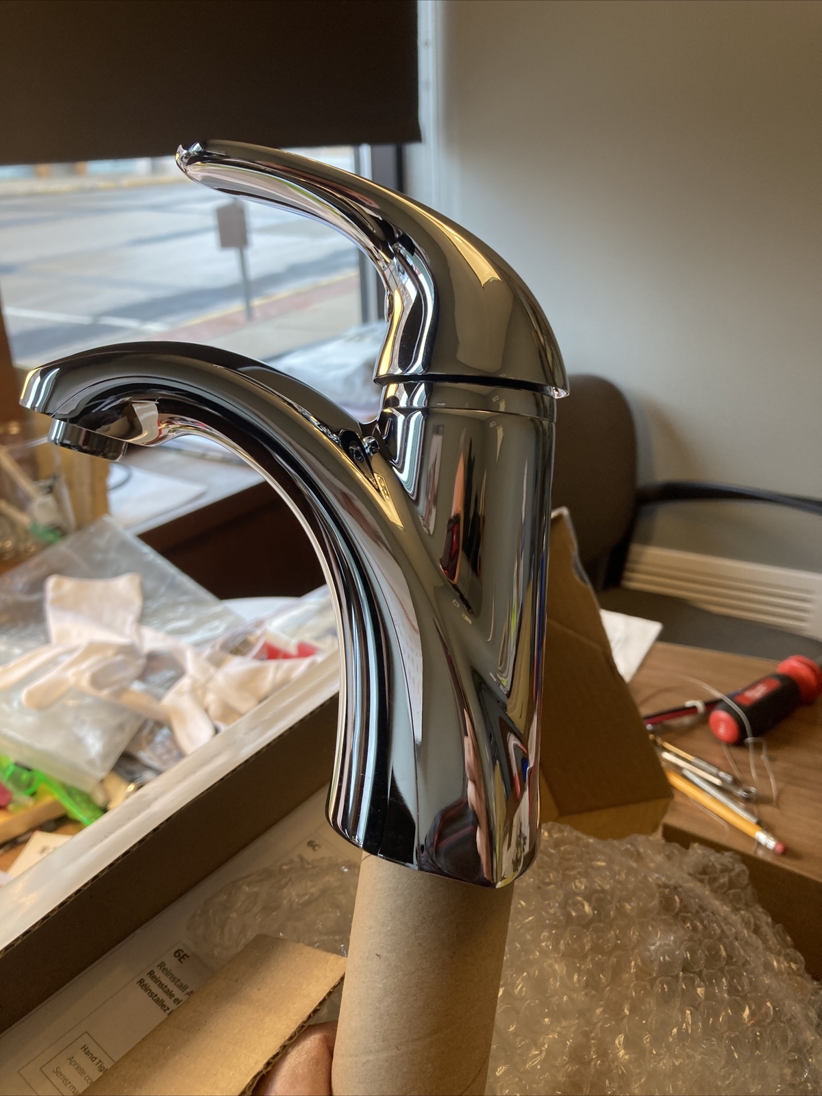 Pfister Parisa Single Control 4″ Centerset Bathroom Faucet – Polished Chrome