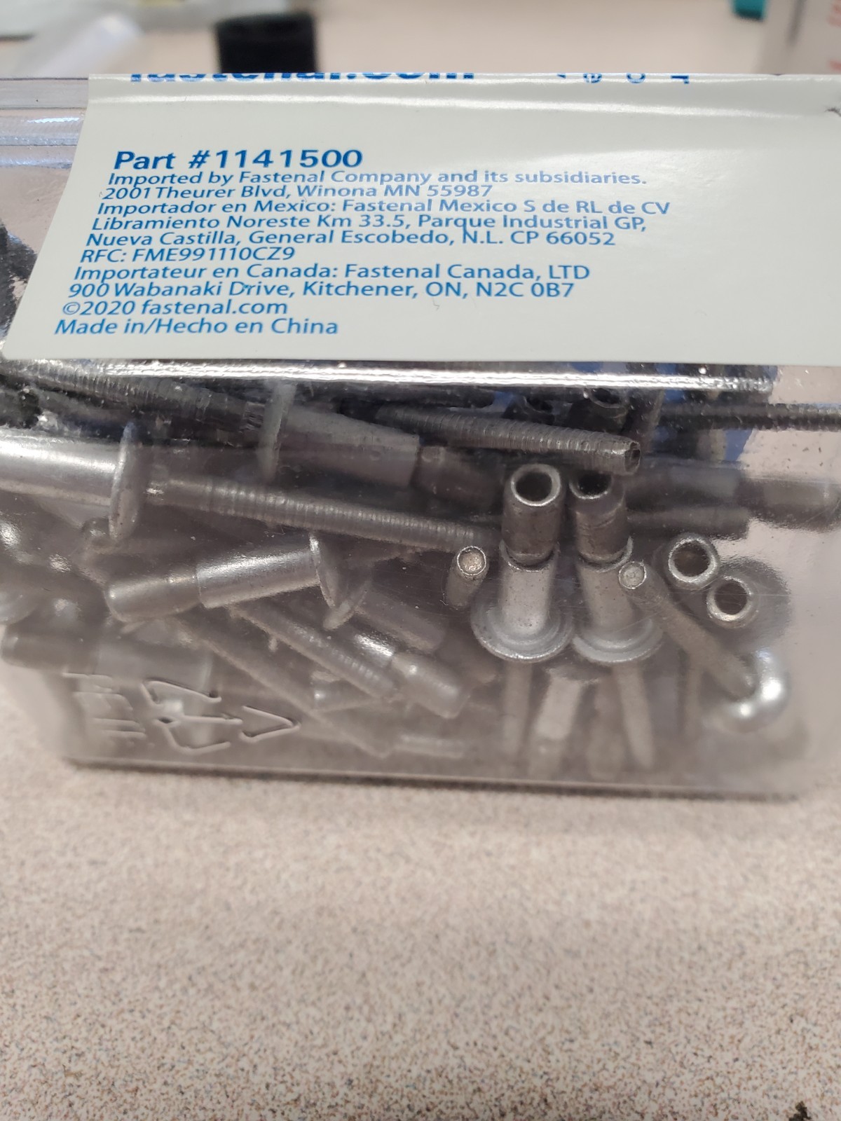 3/16″ Dia. x .062 – .270″ Grip Range SS/SS Button Head Rivet QTY 50