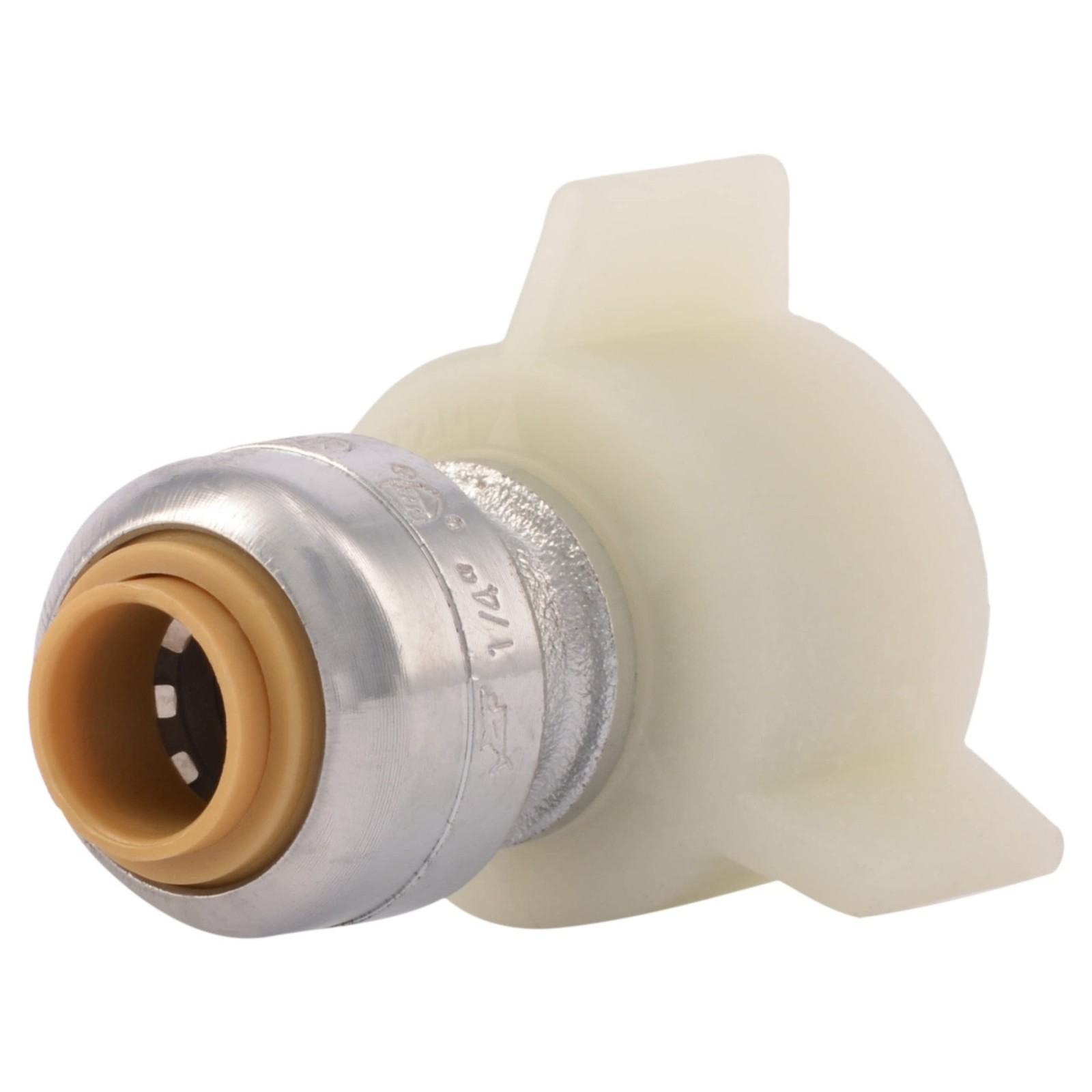 SharkBite 1/4 Inch (3/8 OD) x 1/2 NPSM in. x 1 in., Brass