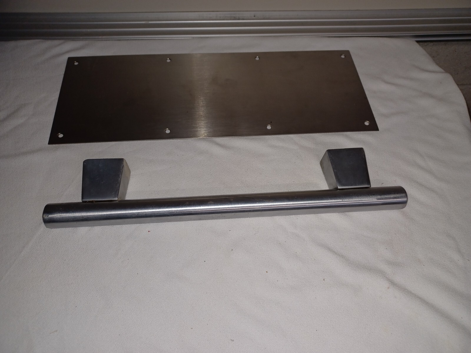 Set of Stainless Steel Pull and Push Door Plate with Pull Handle