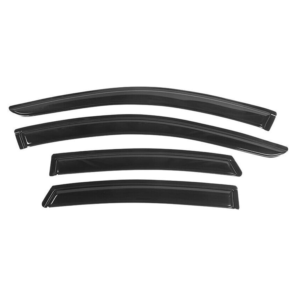 Window Rain Sun Guard Vent 4 Piece Set Acrylic NA134