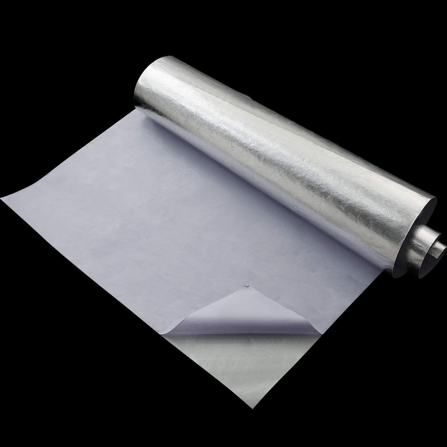 24×48 Inch Heat Reflective Sheet – Adhesive Backed Aluminized Fiberglass Shield