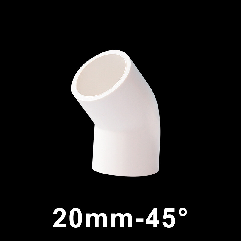 PVC 45° Elbow Pipe Fitting Elbow Joint Water Pipe Socket Coupling 20/25mm~200mm