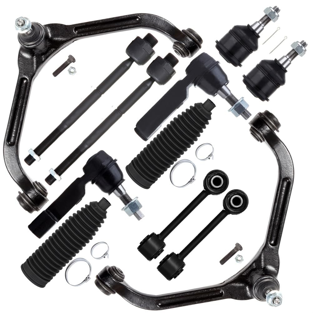 Suspension Kit for Jeep Liberty 12pcs with Control Arms Ball Joints Tie Rods