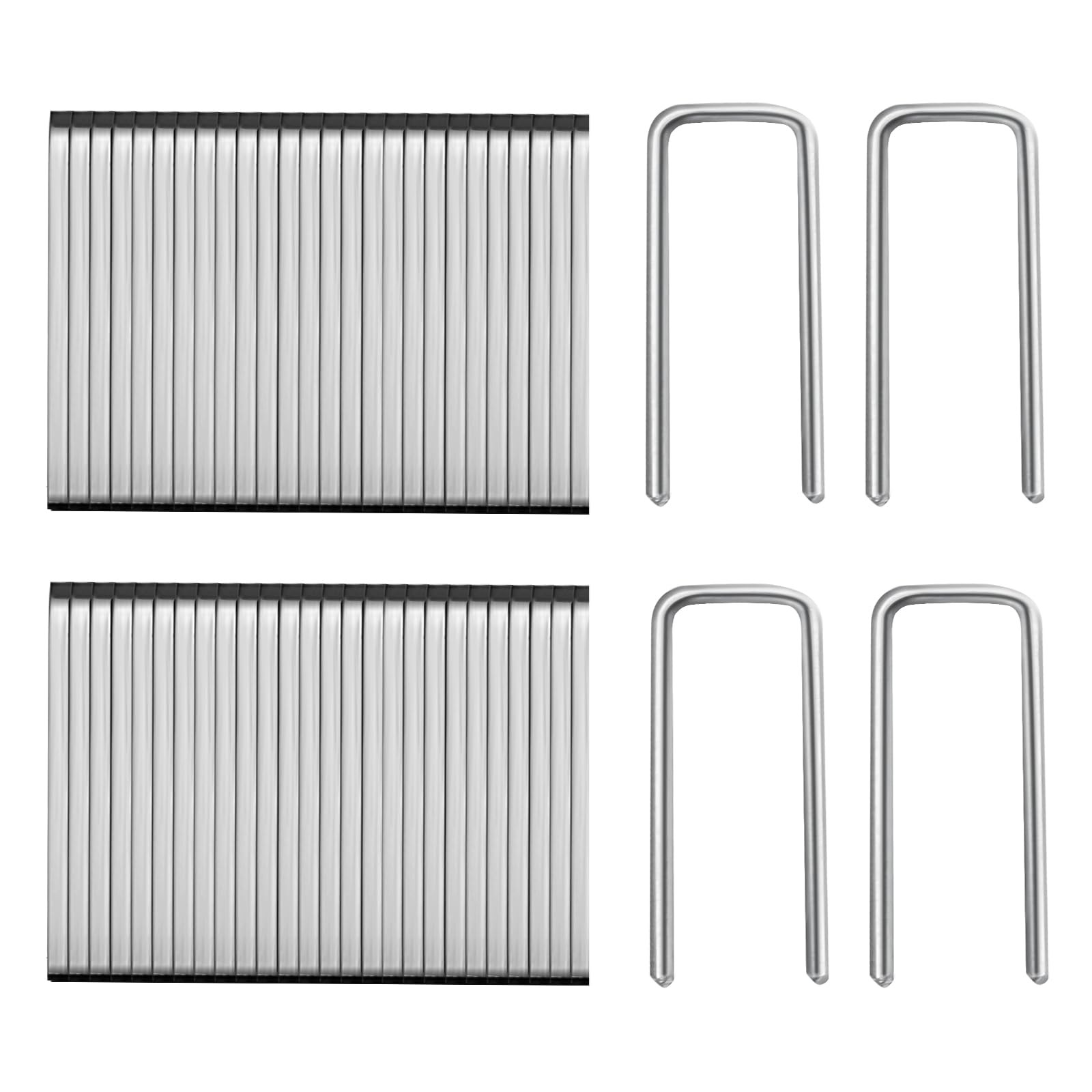 Bonsicoky 40 Pcs Window Blind Louvers Staples – 40 Pcs, Silver