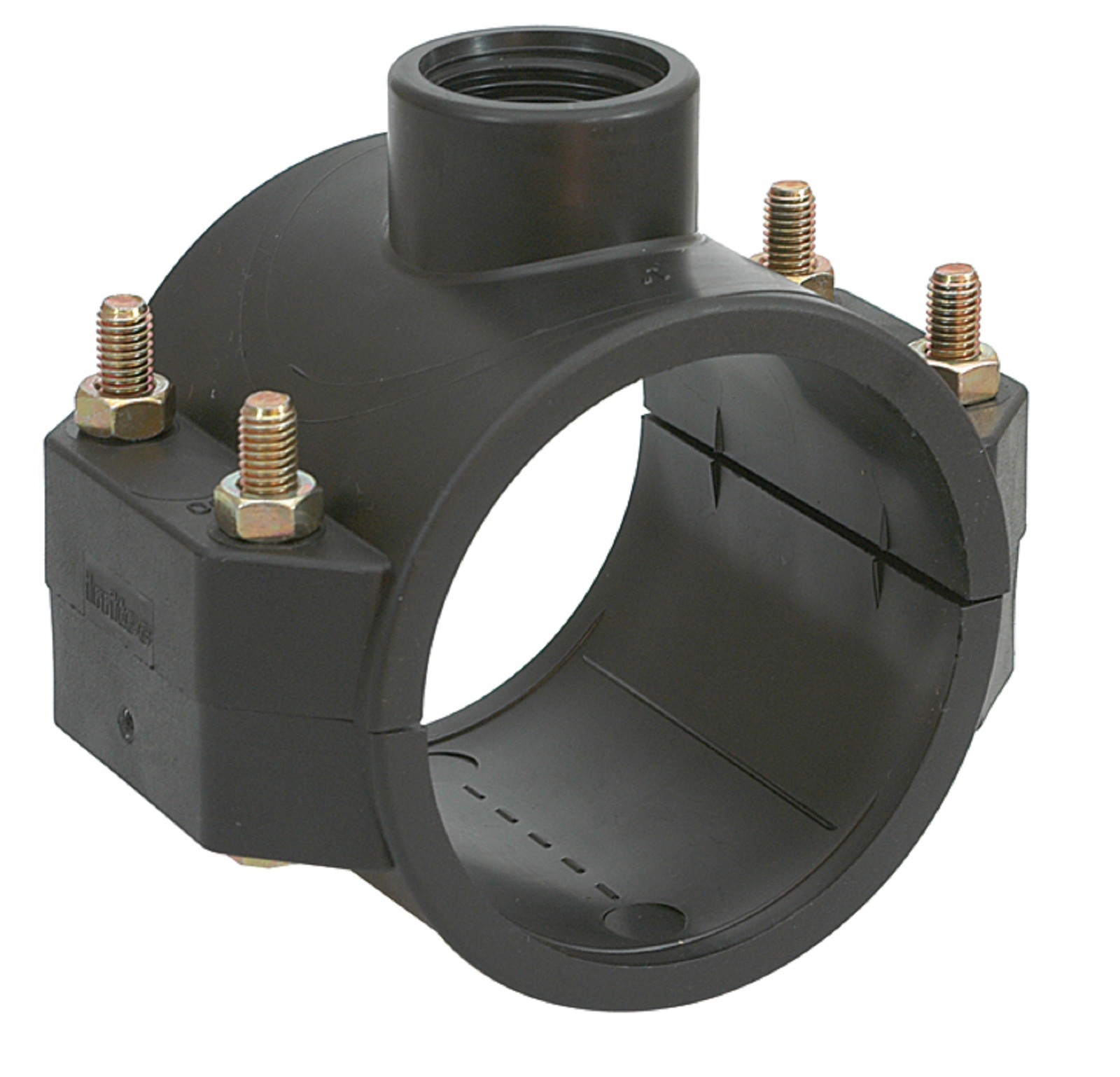 Clamp Saddle. Pipe Saddle Polypropylene (PP) Single BSP Outlet. 20mm To 315mm