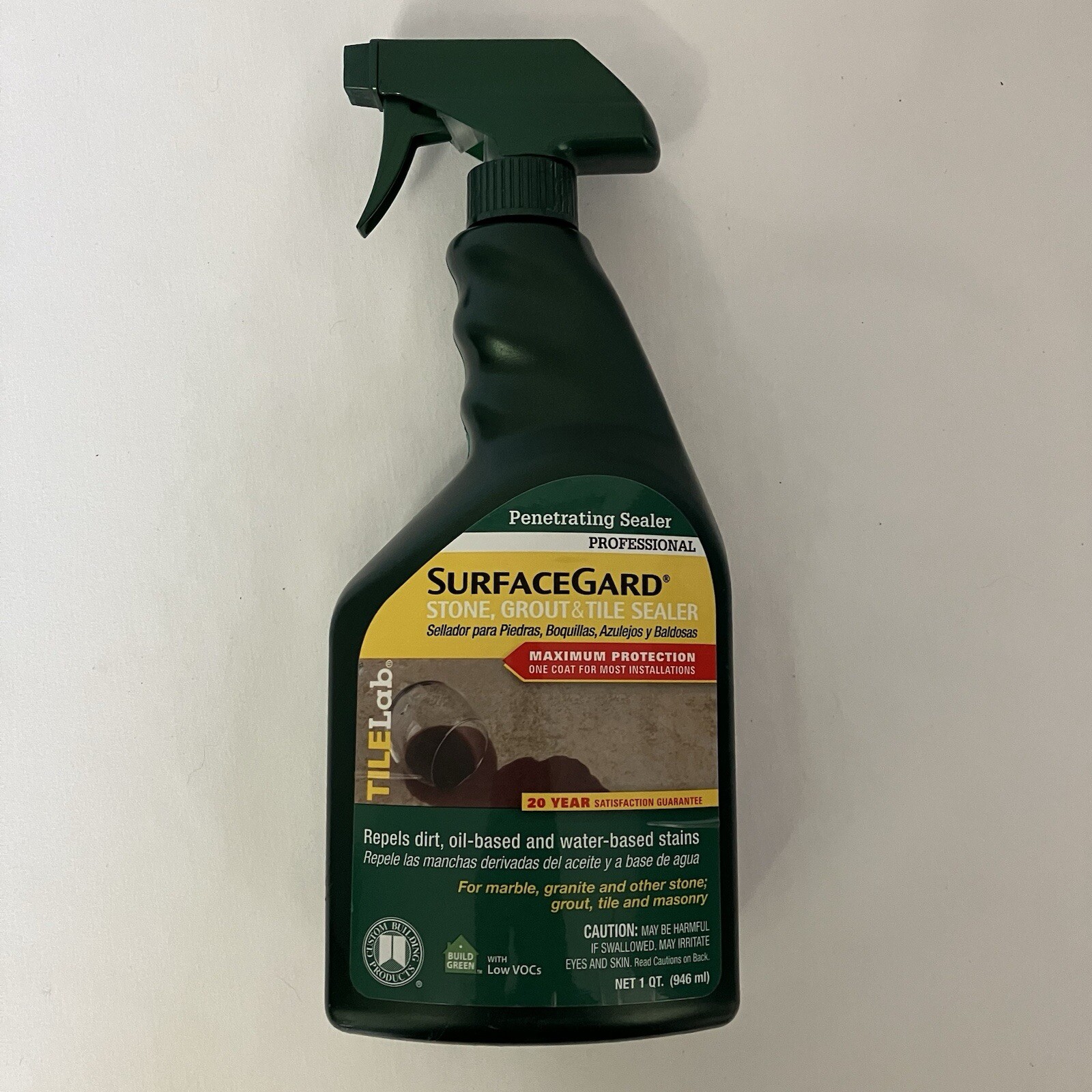 Custom Building Products Tile Lab SurfaceGard #TLSGS24Z 1 QT Surface Tile Sealer