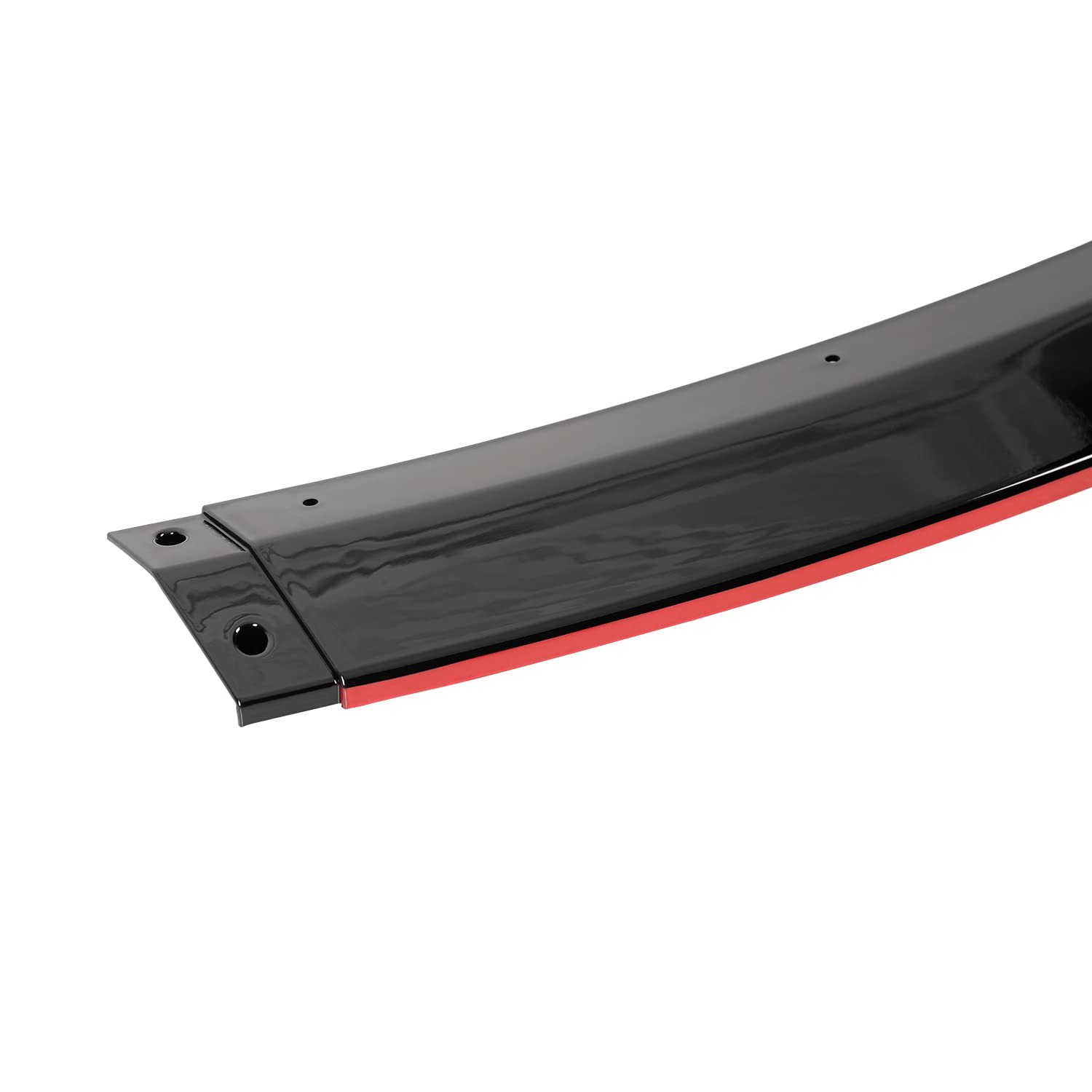 Glossy Black Red Trim Front Bumper Lip Spoiler 3PC For 2003-2005 Nissan Z33 350Z