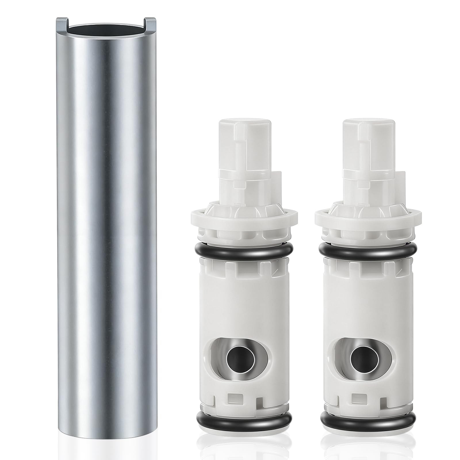 shuielai 1224 1224B Faucet Cartridge Replacement Kit, Compatible with Silver