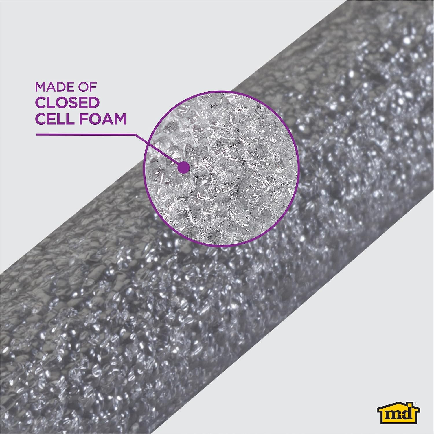 – Versatile Gray Foam Backer Rod Set 1/2In X 20Ft