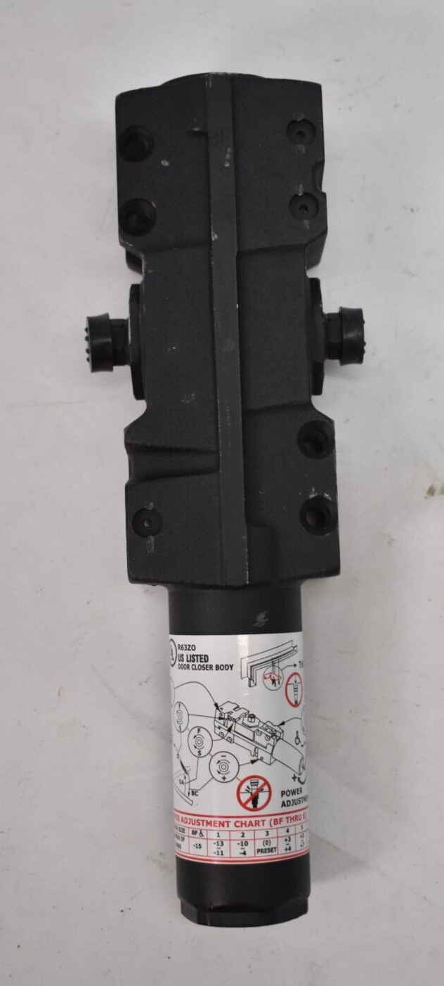 R63ZO Door Closer Body Metal Replacement Cast Iron Cylinder Assembly Black