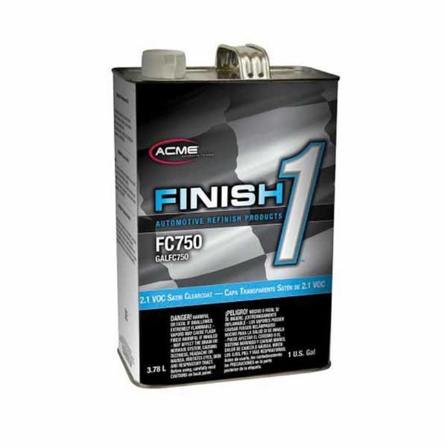 Acme Finish 1 FNHFC750-1 1 gal High Solid 2.1 VOC Clearcoat – Satin – 4-1 Mixing