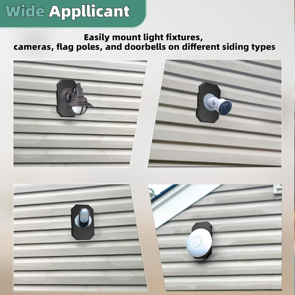 Siding Mounting Blocks,Outdoor Siding Mounting Kit,Siding Mounting Plate3555