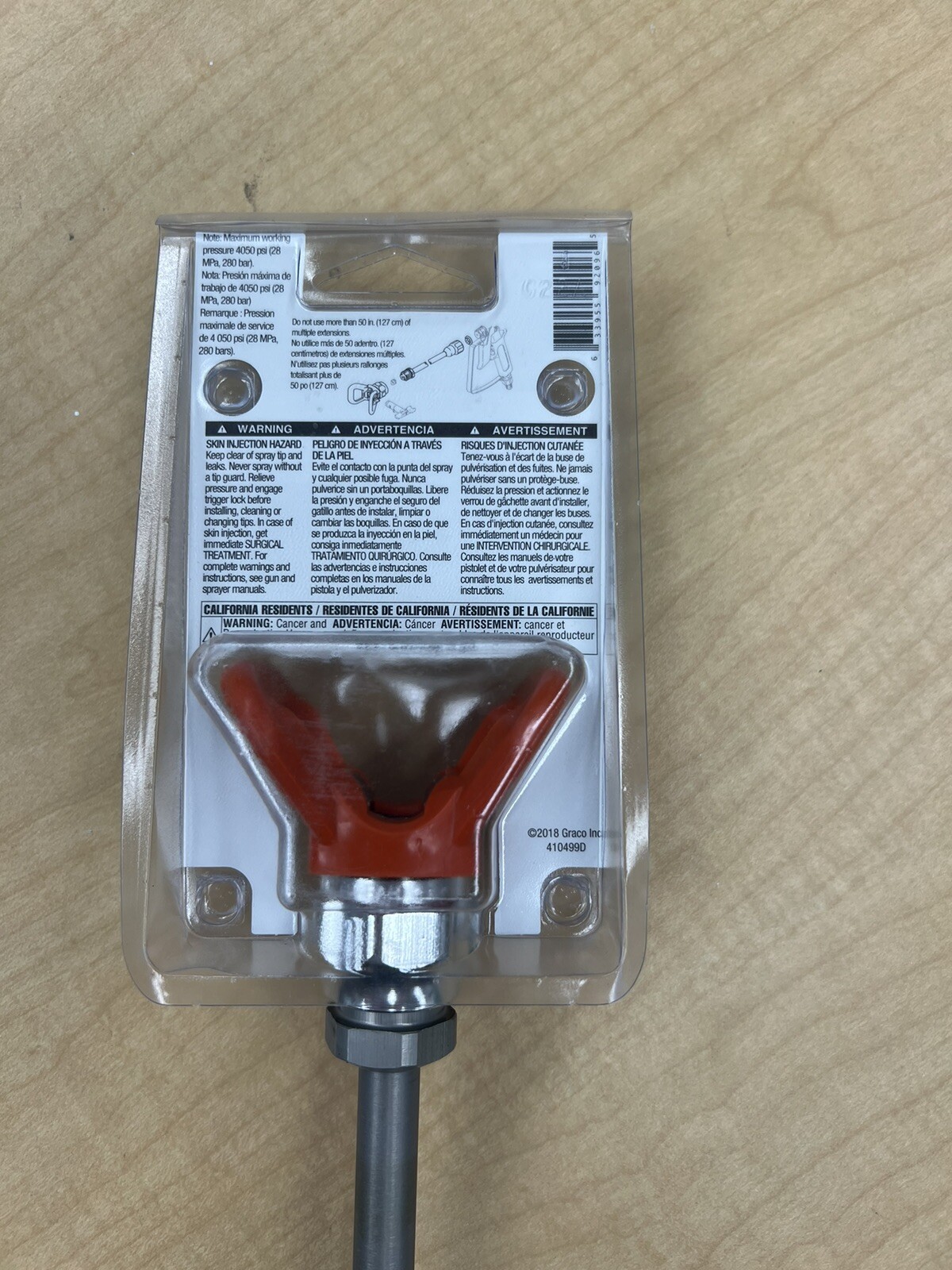 Graco 15″ RAC 5 Orange Guard Paint Gun Pole Extension SHIPSFASTFREEQUICK 243296