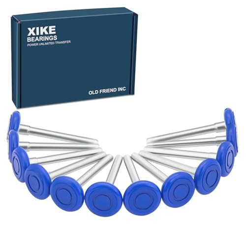 XIKE 2″ Nylon Garage Door Rollers, Quiet, Durable, Waterproof, 6200-2RS