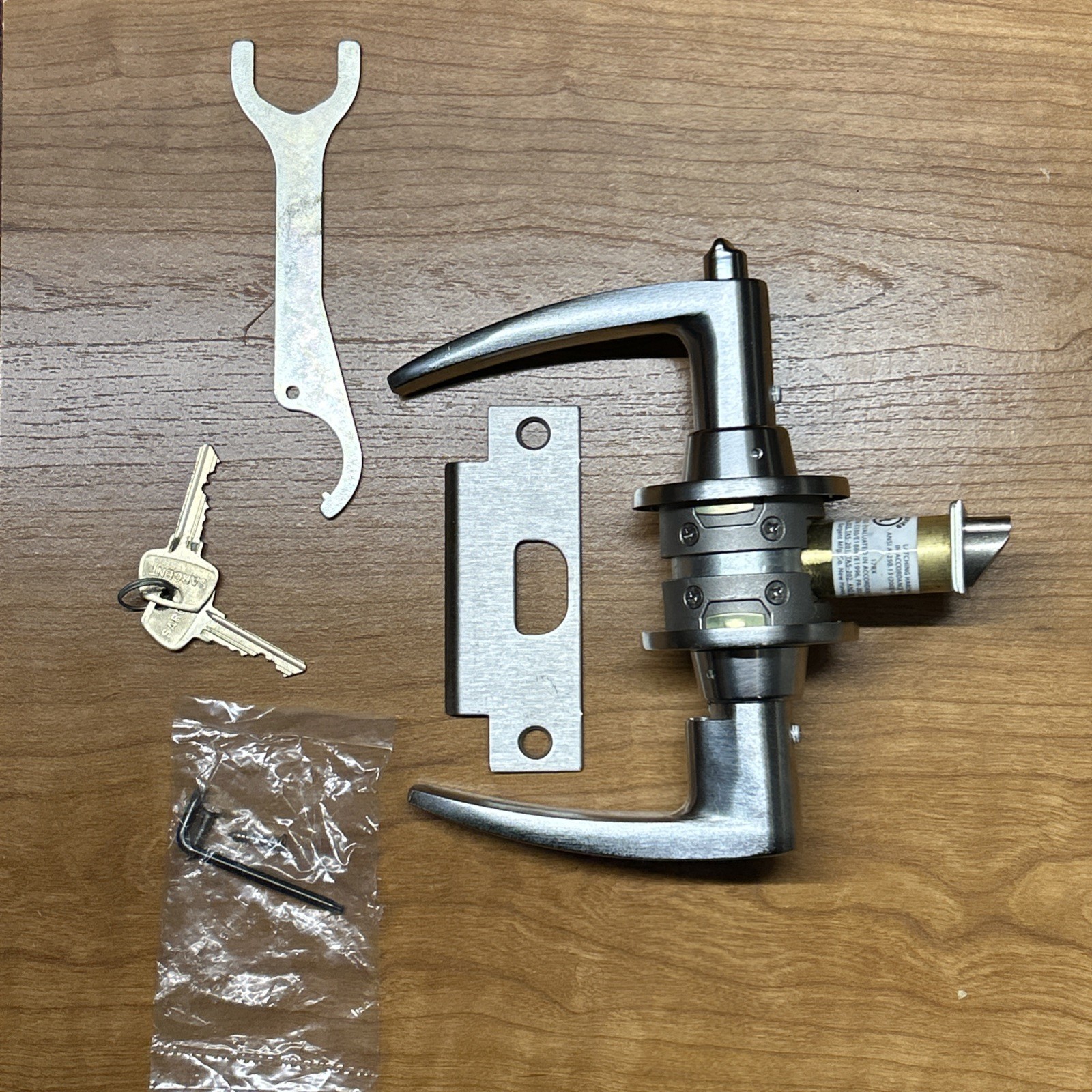 Sargent 28-11G05-OB-US26D Grade 1 Entrance Office Lever Lock US26D New Open Box