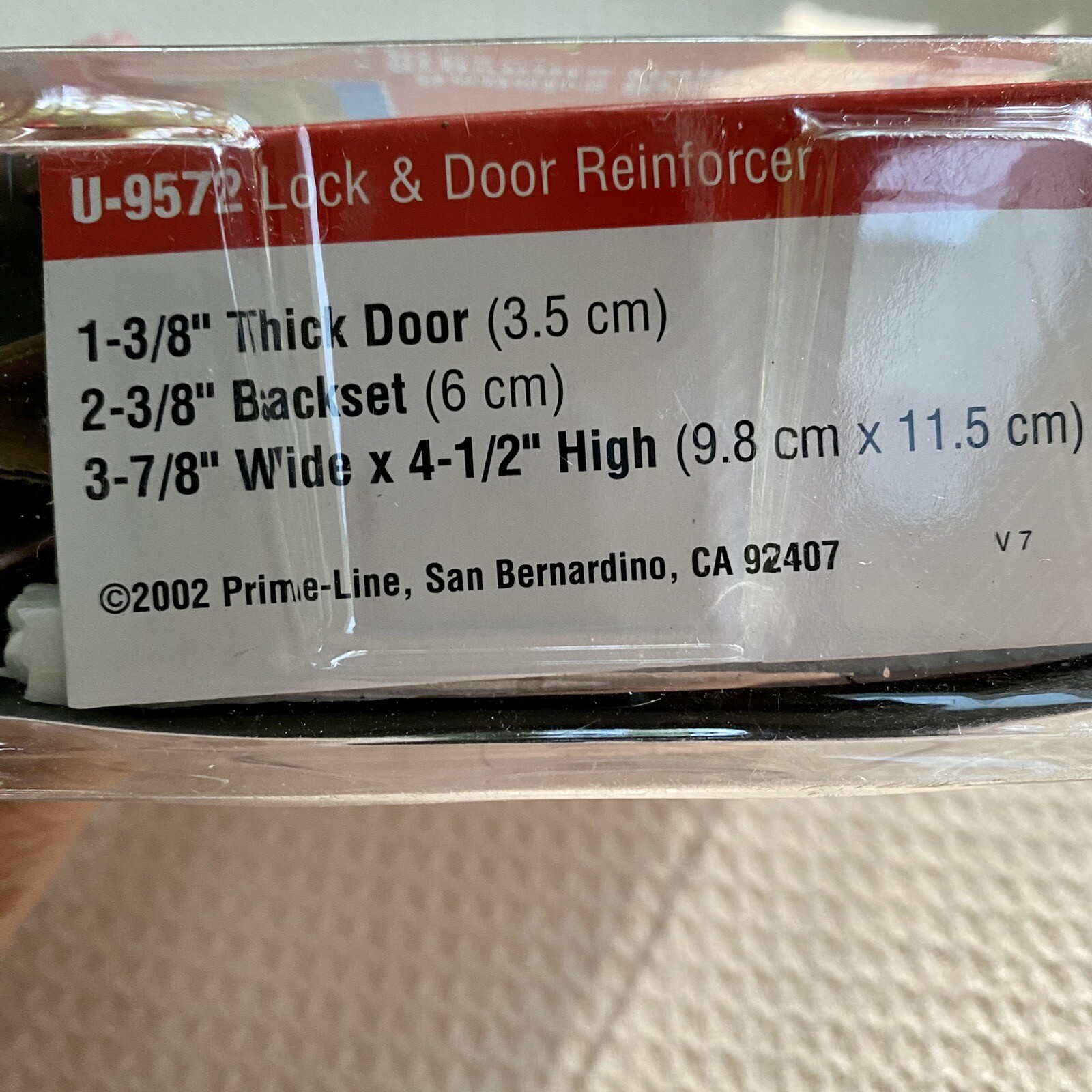 Defender Security U-9572 Lock & Door Reinforcer – Antique Brass New Sealed