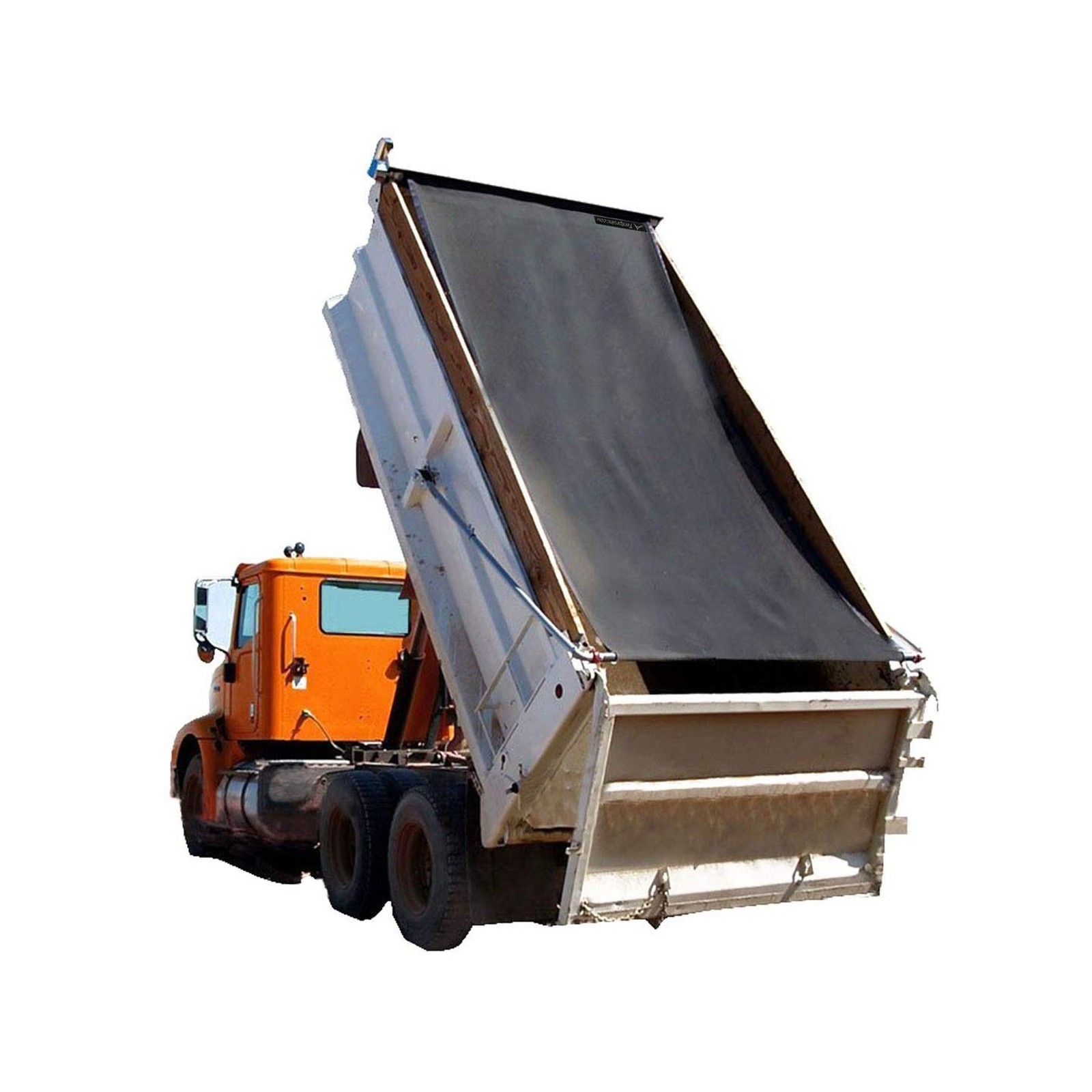 Dump Truck Mesh Tarp 7’X18′ Black Heavy Duty Cover with 6”Pocket | Reinforce…