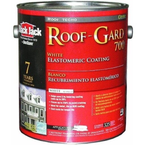 Black Jack Elastomeric Roof Coating Acrylic Interior White 3.6 Qt 7 Yr