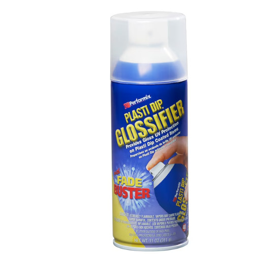 Plasti Dip 11212-6 Flexible Glossifier Clear Multi-Purpose Rubber Coating 11 oz