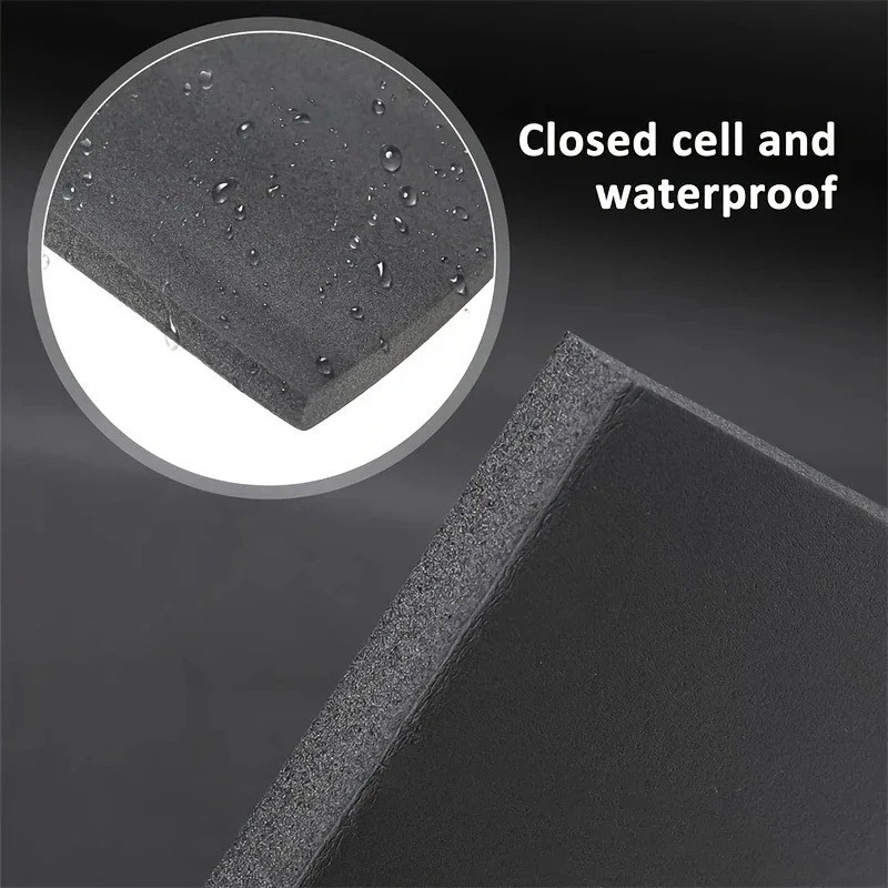 Self Adhesive Rubber Foam Roll Soundproof Insulation Sheet DIY Car Furniture