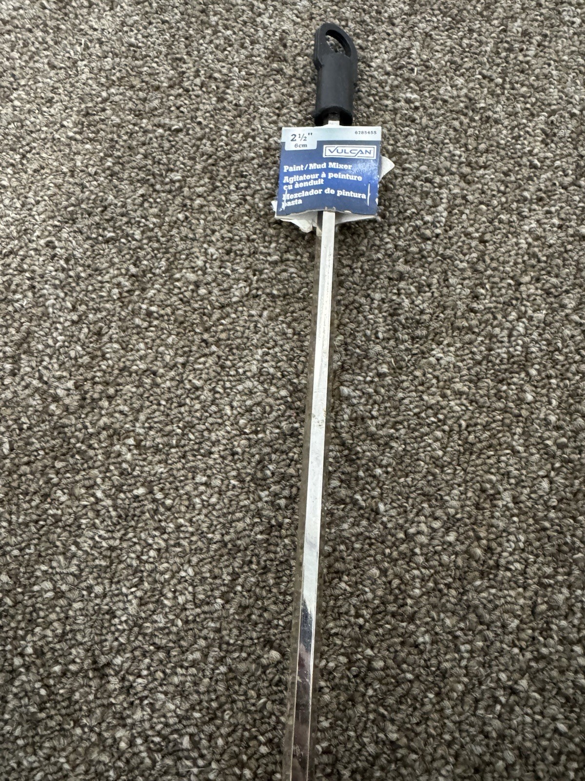Vulcan Paint Mud Mixer 2 1/2” Length 17 inches SKU:K