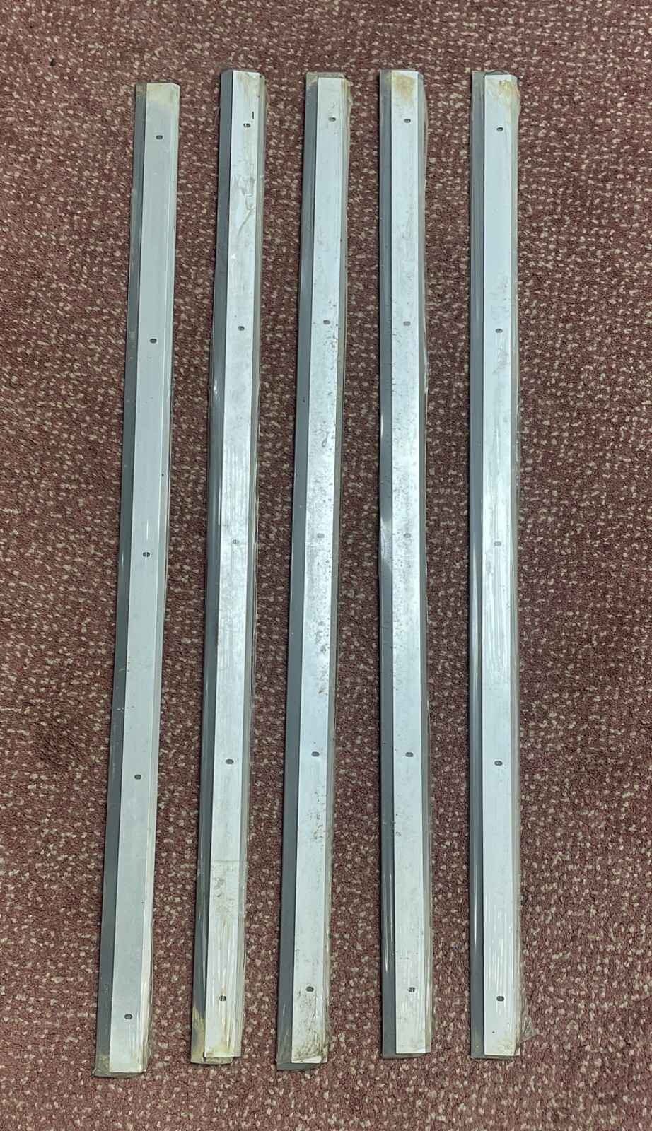 NGP 200SA Silicone Door Sweep, Anodized Aluminum 36″- Lot of 5