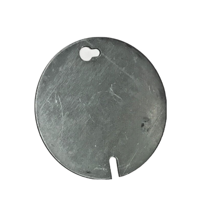 Crouse-Hinds TP270 3-1/4″ Flat Metal Round Electrical Box Cover Plate Blank 3/O