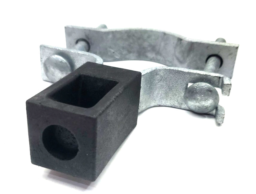 Box of 20, HUBBELL WIREHOLDER C2070144, 1-1/4 in. – 3 in. Pipe, Clamp-On Mast