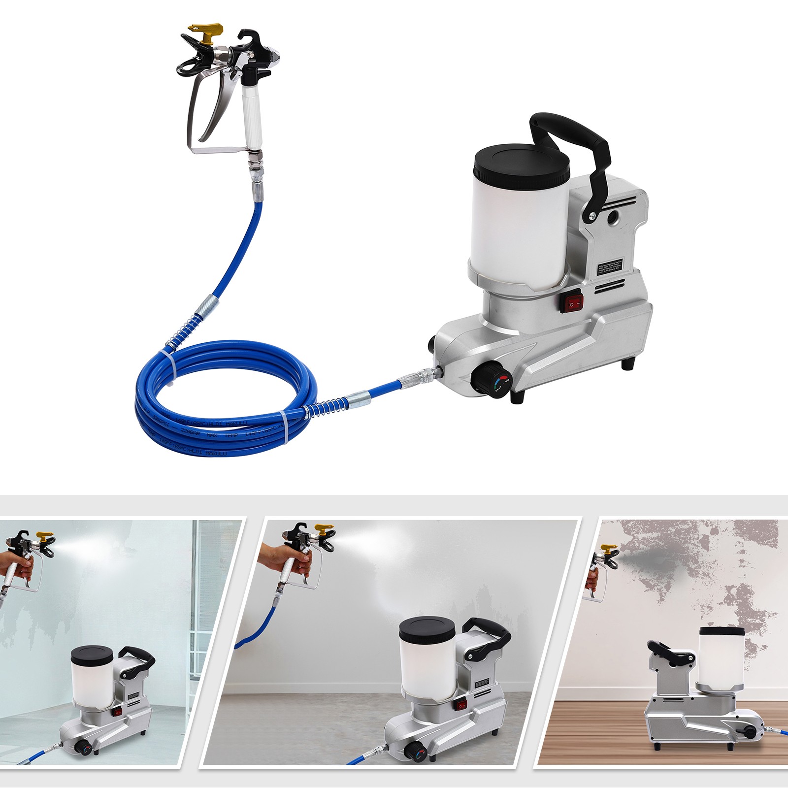 2.5L Electric Paint Sprayer High Pressure Airless Paint Sprayer Painter 120MPa