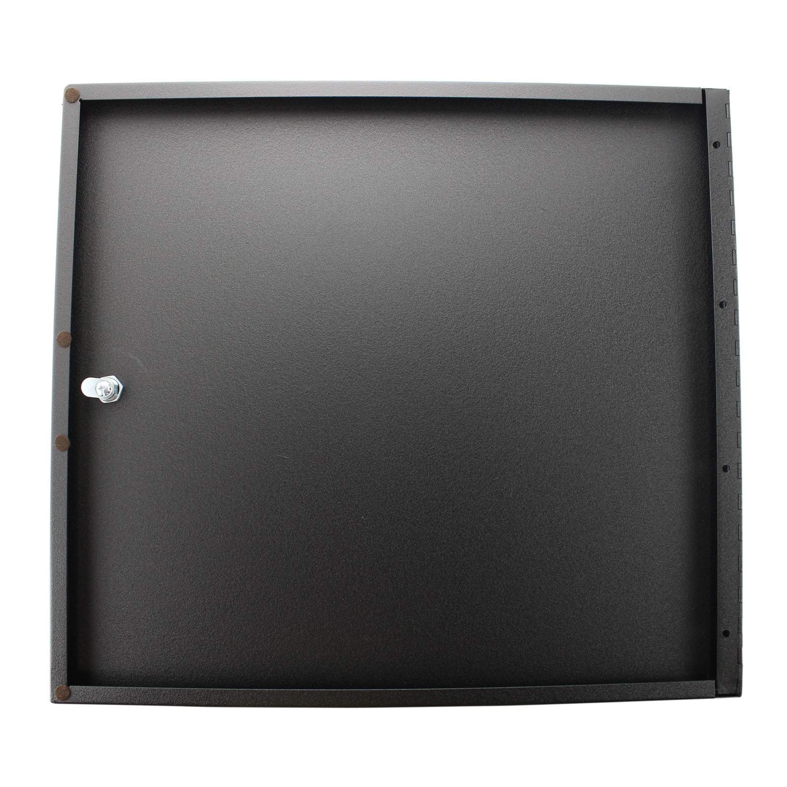 ATLAS RACKS SFD410 SOLID STEEL DOR FOR DESKTOP CABINETS, 10RU, BLACK