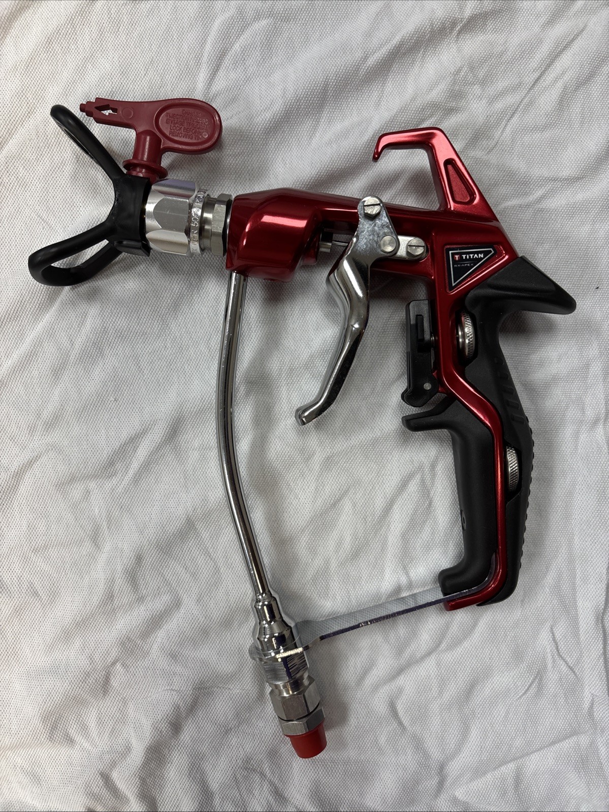 Titan Rx-Apex Non-Filtered High Pressure Airless Spray Gun Red 0538070