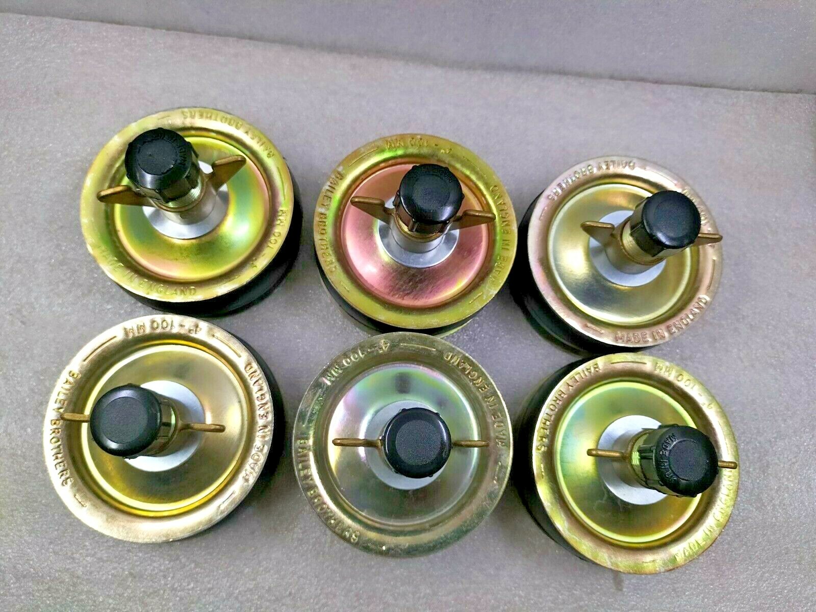 BAILEY BROTHERS 100 MM DRAIN TEST PLUG WITH BRASS CAPS – LOT OF 6 PCS