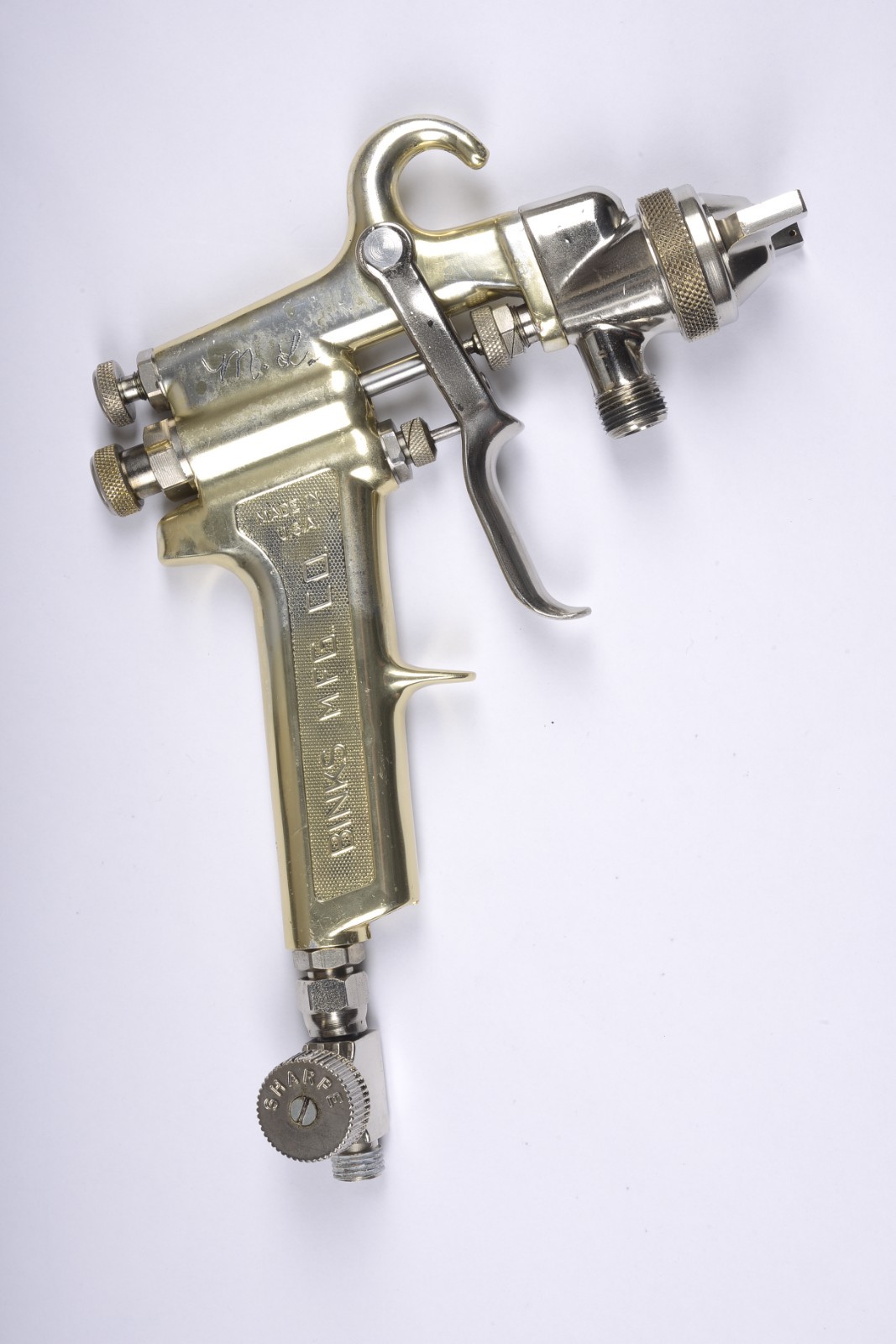 Binks Model 7 B/C Gold with wrench.